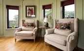 The Treehouse - sit back on the comfortable armchairs