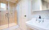 Blackhouse Forest Estate - en-suite shower room with walk-in shower
