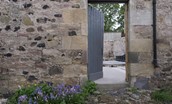 Heiton Mill House - entrance into the outdoor area