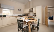 The Rushes - newly fitted shaker-style kitchen with all the essentials for your self-catered holiday