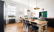 Lions House - bespoke deVOL kitchen with dining space for six