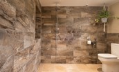 Goose Cottage - large, ground floor wetroom featuring a rainforest shower with separate mixer