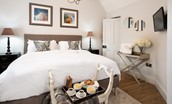 The Lodge, Lesbury - bedroom with super king bed