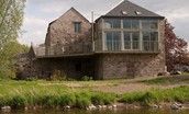 Heiton Mill House - view of the property from the river