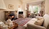 Daffodil Cottage - enjoy a cup of tea by the roaring wood burning stove