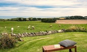 Calder Cottage - enjoy both countryside and sea views from the garden