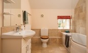 Dairy Cottage, Knapton Lodge - first floor bathroom